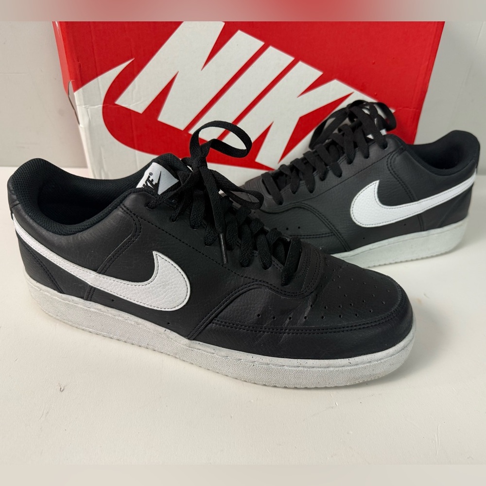 Nike Court Vision LO Next Nature Sneakers Shoes Panda Colorway Like New w Box